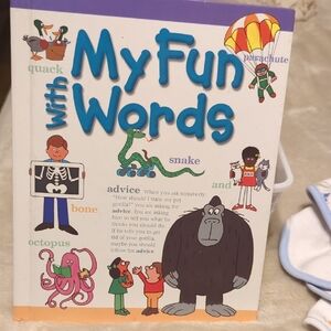 Colorful My Fun with Words Book for Kids